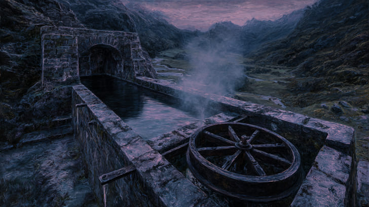 Transit Mars Opposition Natal Saturn Illustration