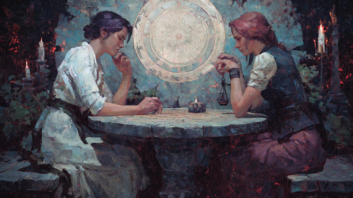 Transit Mars Opposition Natal Venus Illustration