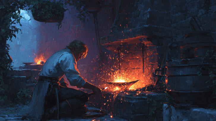 Transit Mars Sextile Natal Chiron Illustration