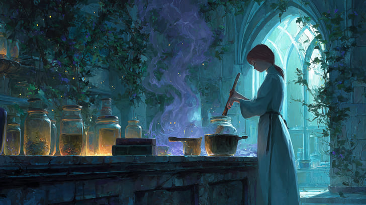 Transit Mars Sextile Natal Hygiea Illustration