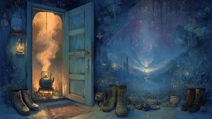 Transit Mars Sextile Natal Imum Coeli Illustration