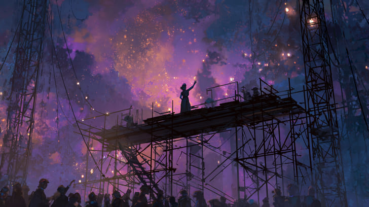 Transit Mars Sextile Natal Midheaven Illustration