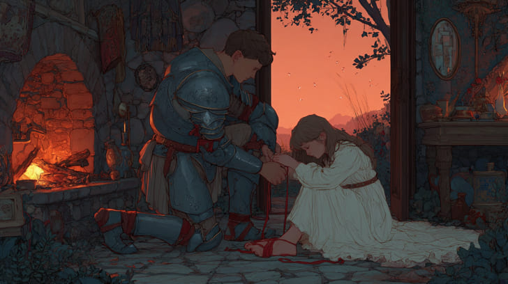 Transit Mars Sextile Natal Moon Illustration