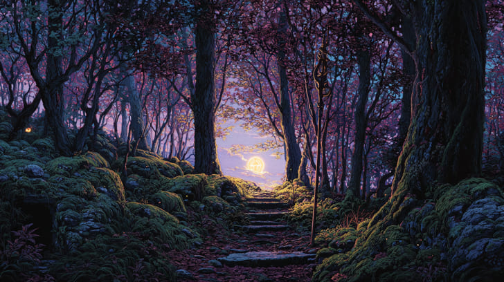 Transit Mars Sextile Natal North Node Illustration