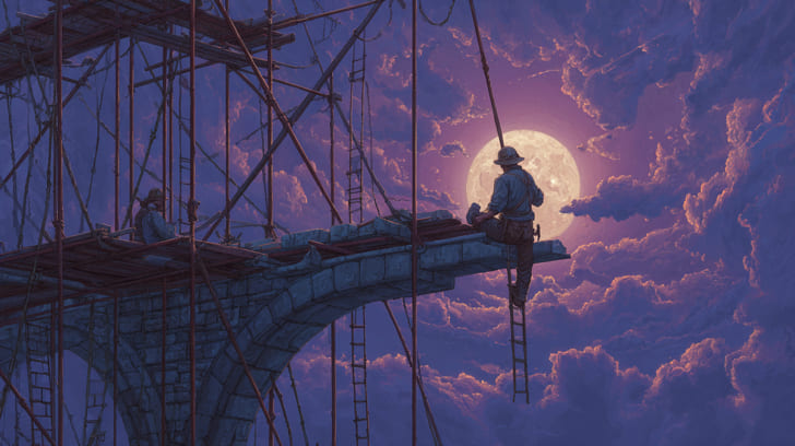 Transit Mars Sextile Natal Saturn Illustration