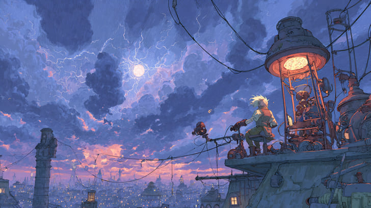 Transit Mars Sextile Natal Uranus Illustration