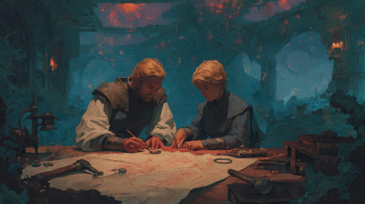 Transit Mars Square Natal Juno Illustration