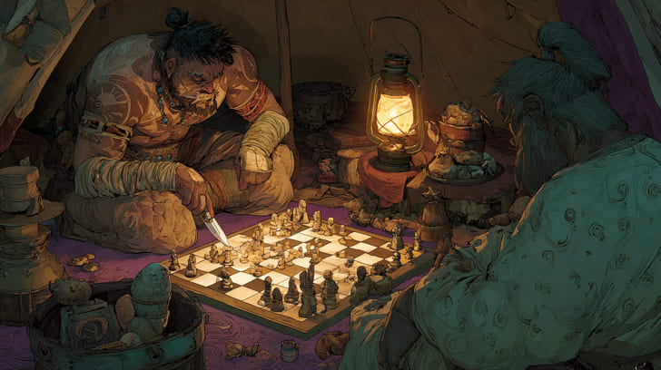 Transit Mars Square Natal Pallas Athena Illustration