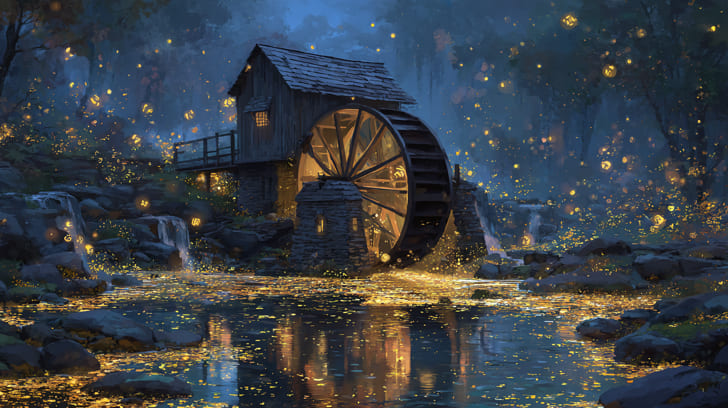 Transit Mars Square Natal Part of Fortune Illustration