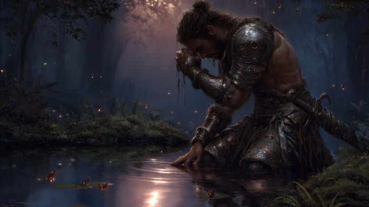 Transit Mars Square Natal Psyche Illustration