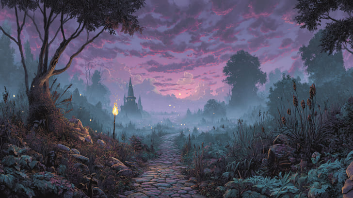 Transit Mars Square Natal South Node Illustration