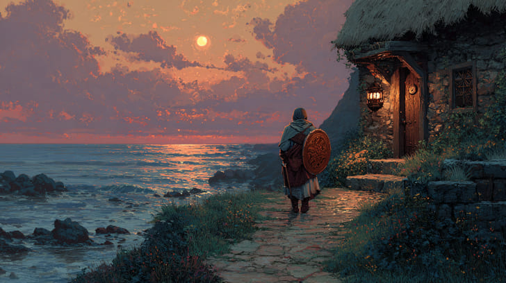 Transit Mars Trine Natal Moon Illustration