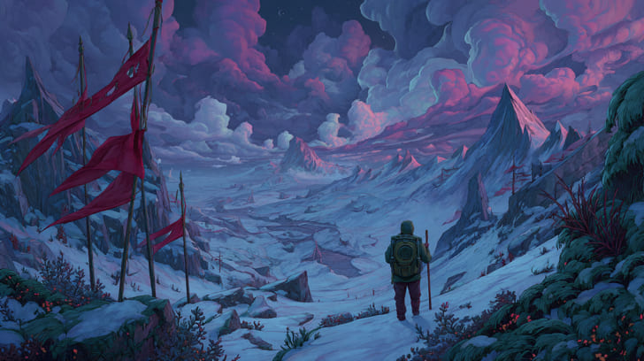 Transit Mars Trine Natal North Node Illustration