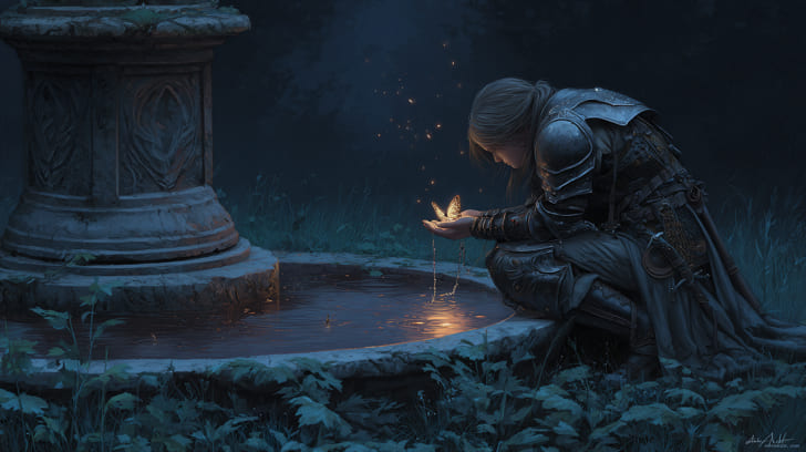 Transit Mars Trine Natal Psyche Illustration