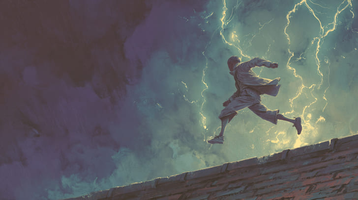 Transit Mars Trine Natal Uranus Illustration